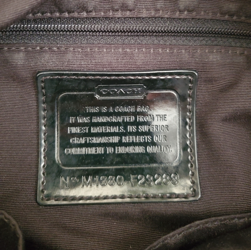 Zebra Print Coach Handbag - Picture 7 of 11